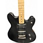 Used Squier Contemporary Active Starcaster MATTE BLACK Hollow Body Electric Guitar
