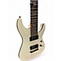 Used Schecter Guitar Research Demon 7 String White Solid Body Electric Guitar