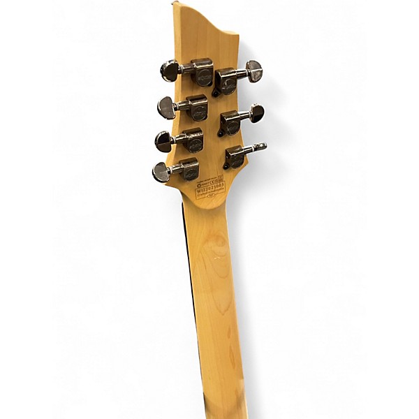 Used Schecter Guitar Research Demon 7 String White Solid Body Electric Guitar