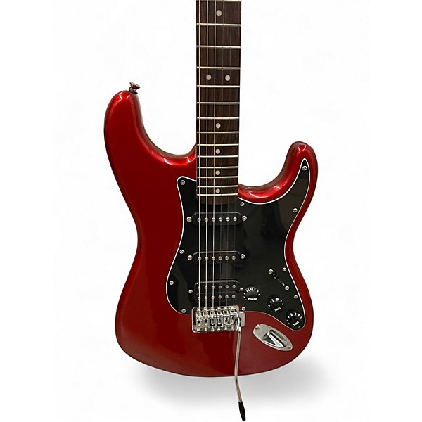 Used Squier Affinity Stratocaster Candy Apple Red Solid Body Electric Guitar