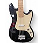 Used Squier Bronco Black Electric Bass Guitar