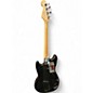 Used Squier Bronco Black Electric Bass Guitar
