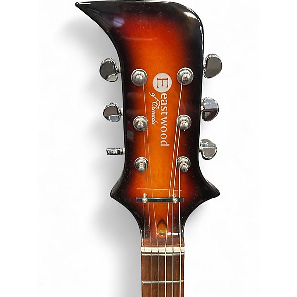 Used Eastwood STANDEL 3 Color Sunburst Solid Body Electric Guitar