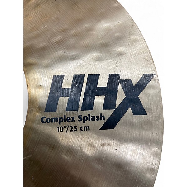 Used SABIAN 10in HHX COMPLEX SPLASH Cymbal