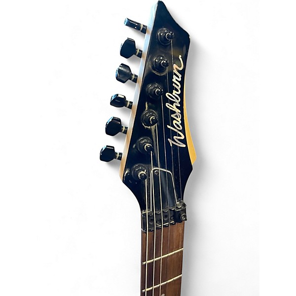 Used Washburn rx22f Blue Solid Body Electric Guitar