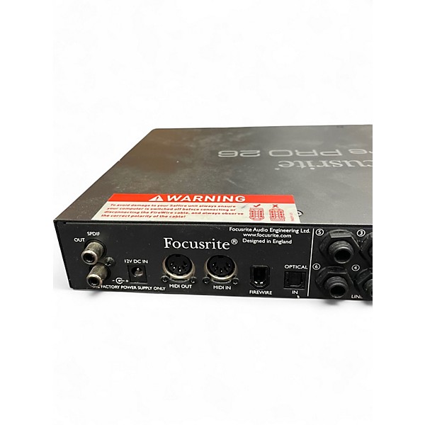 Used Focusrite Saffire Pro 20 Audio Interface