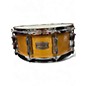 Used Yamaha 14in SBS1455 STAGE CUSTOM SNARE DRUM BIRCH  Natural Drum thumbnail
