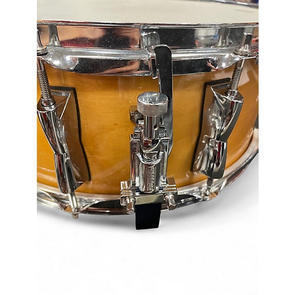 Used Yamaha 14in SBS1455 STAGE CUSTOM SNARE DRUM BIRCH  Natural Drum