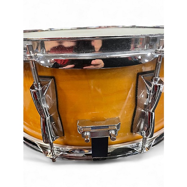 Used Yamaha 14in SBS1455 STAGE CUSTOM SNARE DRUM BIRCH  Natural Drum