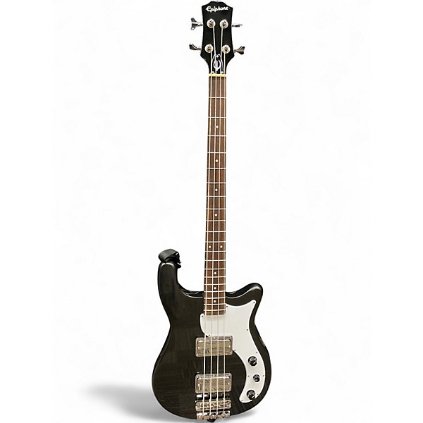 Used Epiphone Embassy Metallic Black Electric Bass Guitar