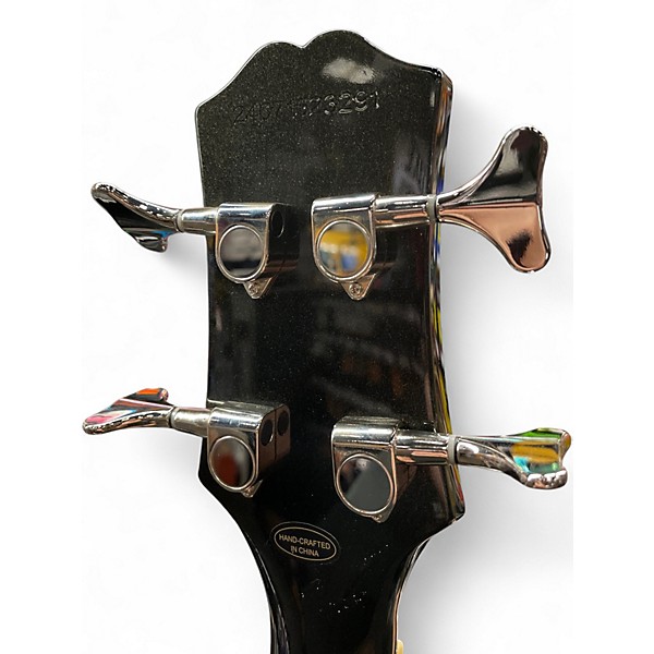 Used Epiphone Embassy Metallic Black Electric Bass Guitar