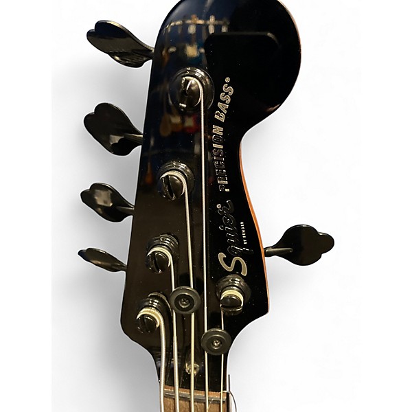 Used Squier Contemporary Active P Bass PH V Black Electric Bass Guitar