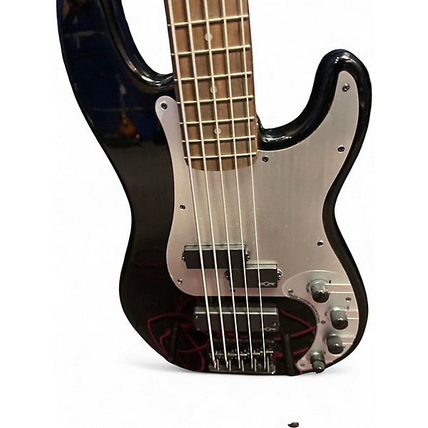 Used Squier Contemporary Active P Bass PH V Black Electric Bass Guitar