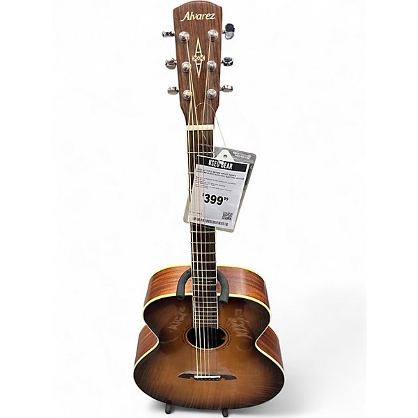 Used Alvarez ABT60E Artist Series Baritone BURST Acoustic Electric Guitar