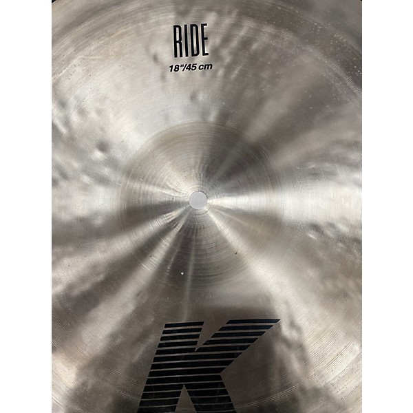 Used Zildjian 18in K Ride Cymbal