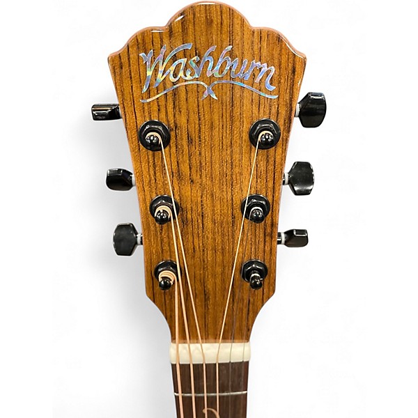 Used Washburn Bella Tono Vite S9V Studio Transparent Charcoal Burst Acoustic Electric Guitar