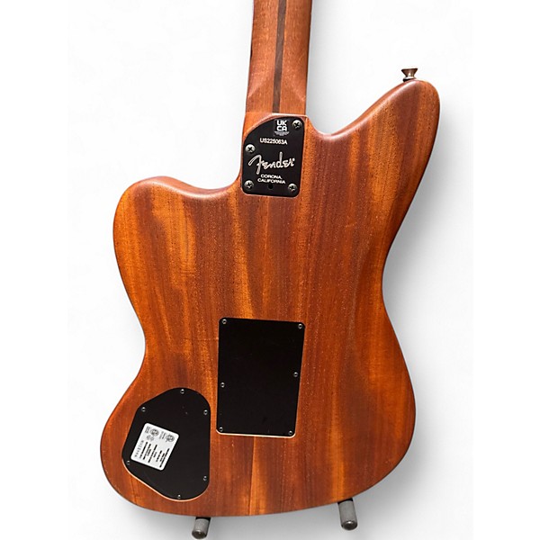 Used Fender American Acoustasonic Jazzmaster Ocean Turquoise Acoustic Electric Guitar