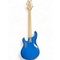 Used Ernie Ball Music Man Stingray HH 5 String Cobalt Blue Electric Bass Guitar