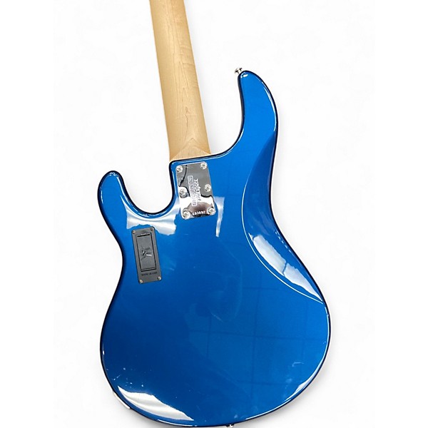 Used Ernie Ball Music Man Stingray HH 5 String Cobalt Blue Electric Bass Guitar