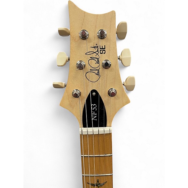 Used PRS SE NF 53 black doghair Solid Body Electric Guitar