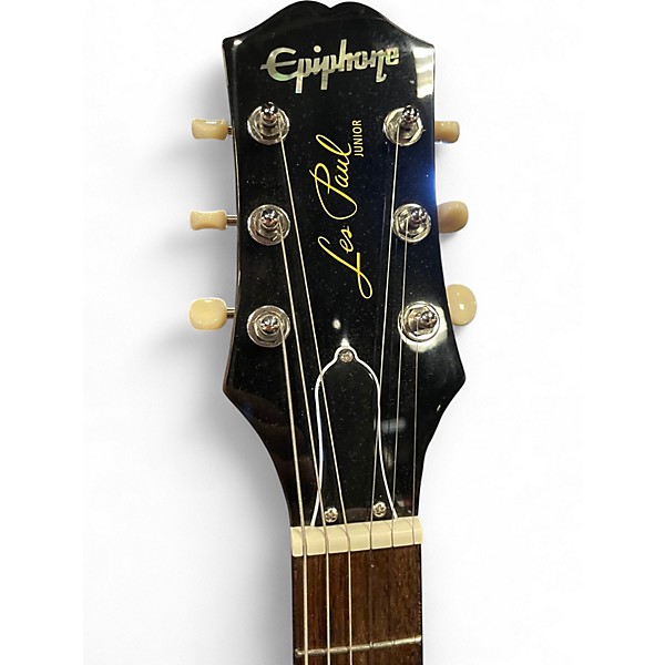 Used 2023 Epiphone LES PAUL JR Tobacco Burst Solid Body Electric Guitar