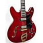 Used Hagstrom 67 REISSUE VIKING II FLAMED CHERRY Hollow Body Electric Guitar