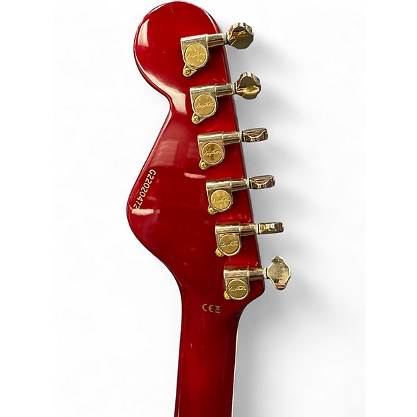 Used Hagstrom 67 REISSUE VIKING II FLAMED CHERRY Hollow Body Electric Guitar