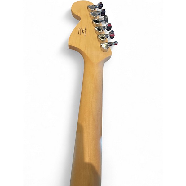 Used Squier Sonic Mustang  Graffiti Yellow Solid Body Electric Guitar