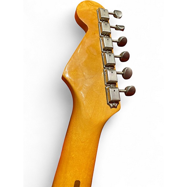 Vintage 1995 Fender 57' Stratocaster Reissue 2 Color Sunburst Solid Body Electric Guitar