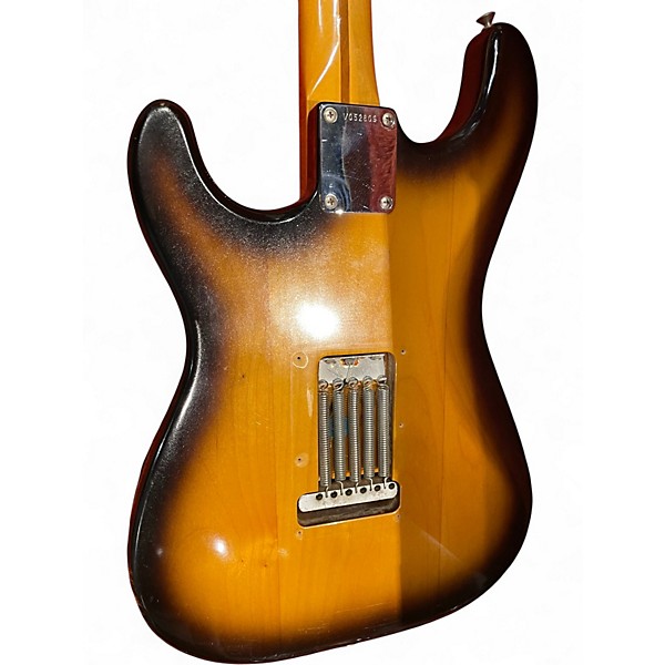 Vintage 1995 Fender 57' Stratocaster Reissue 2 Color Sunburst Solid Body Electric Guitar