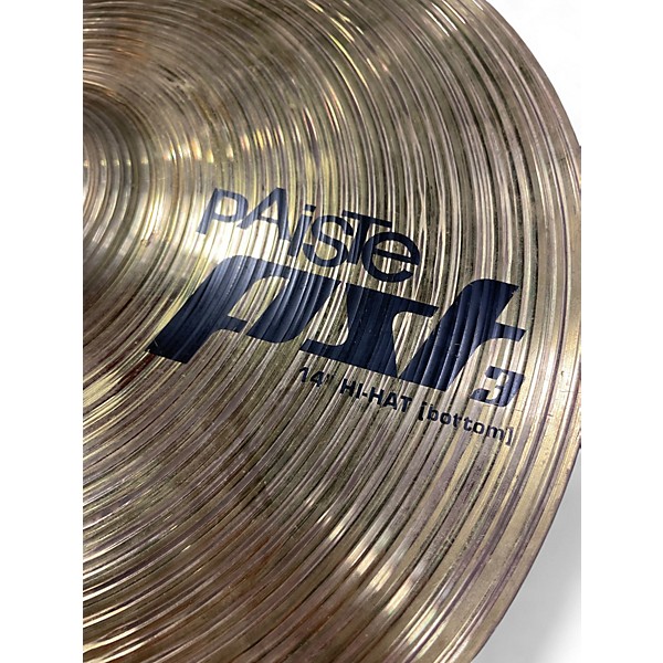 Used Paiste 14in PST3 Hi Hat Pair Cymbal