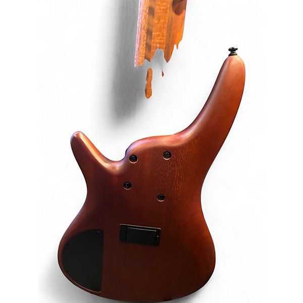 Used Ibanez SR506E 6 String Walnut Electric Bass Guitar