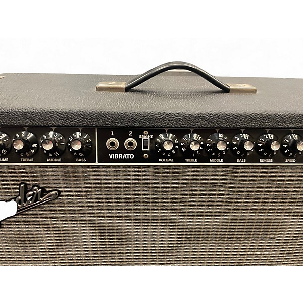 Used Fender 1965 Reissue Twin Reverb 85W 2x12 Tube Guitar Combo Amp