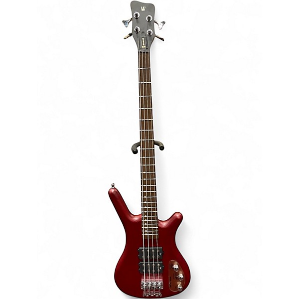 Used RockBass by Warwick Corvette Trans Red Electric Bass Guitar
