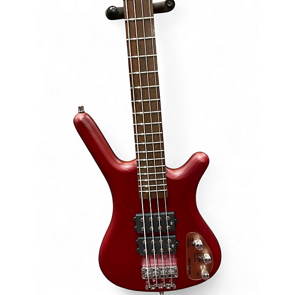 Used RockBass by Warwick Corvette Trans Red Electric Bass Guitar