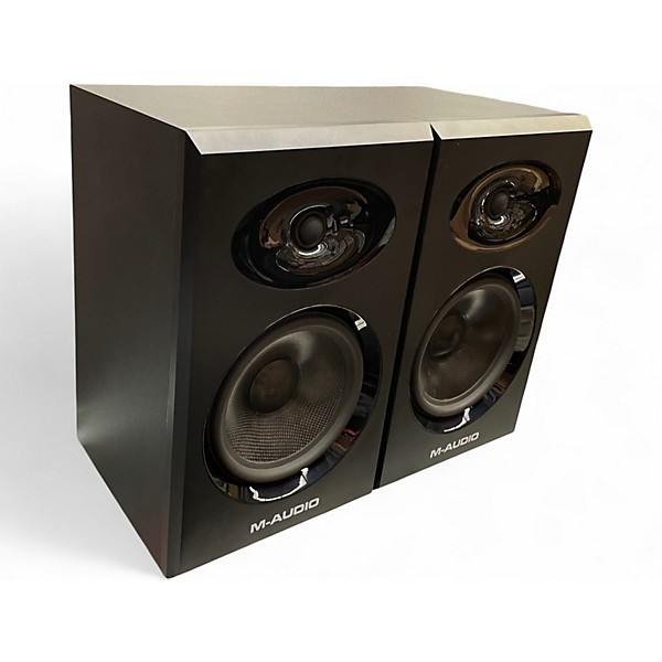 Used M-Audio bx8 Graphite Pair Powered Monitor