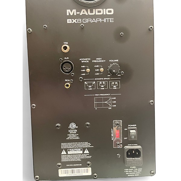 Used M-Audio bx8 Graphite Pair Powered Monitor