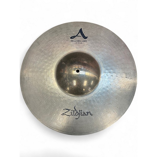 Used Zildjian 21in A Custom Mega Bell Ride Cymbal