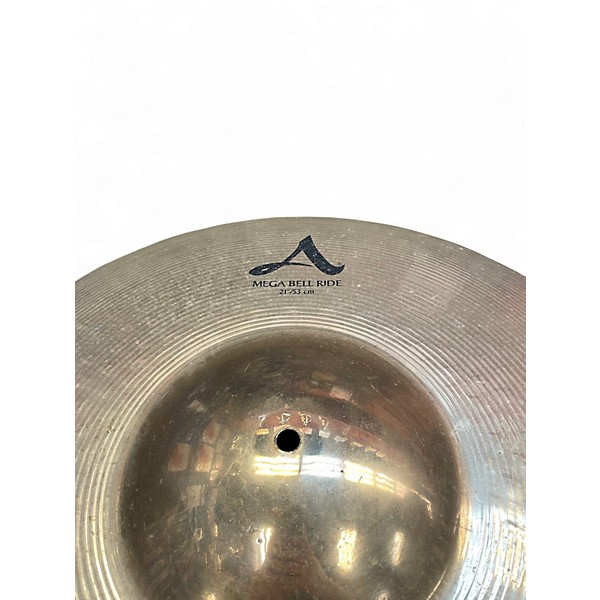 Used Zildjian 21in A Custom Mega Bell Ride Cymbal