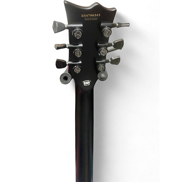 Used ESP E-II Eclipse Red Tiger Burst Solid Body Electric Guitar