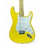 Used Squier Sonic Stratocaster HT Graffiti Yellow Solid Body Electric Guitar