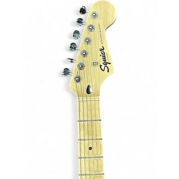 Used Squier Sonic Stratocaster HT Graffiti Yellow Solid Body Electric Guitar