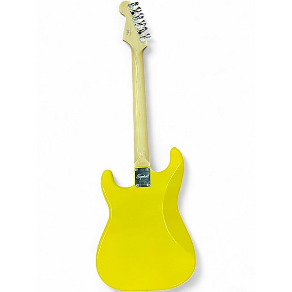 Used Squier Sonic Stratocaster HT Graffiti Yellow Solid Body Electric Guitar