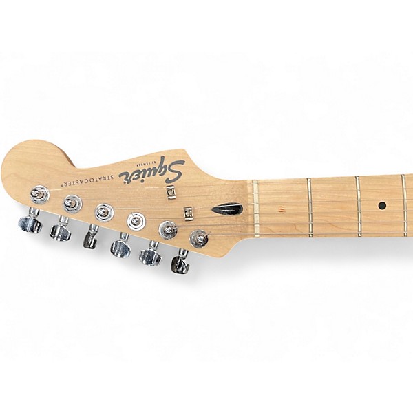 Used Fender SQUIER White Solid Body Electric Guitar