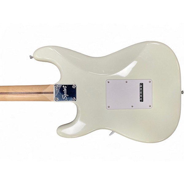 Used Fender SQUIER White Solid Body Electric Guitar
