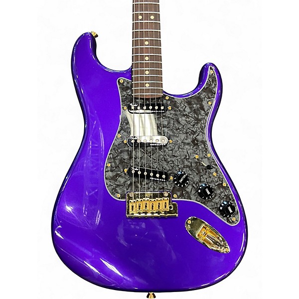 Used Fender Mod Shop Stratocaster Plum Metallic Solid Body Electric Guitar