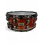 Used TAMA 14X6 S.L.P. G-Bubinga Natural Quilted Bubinga Drum thumbnail