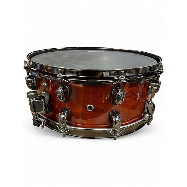 Used TAMA 14X6 S.L.P. G-Bubinga Natural Quilted Bubinga Drum