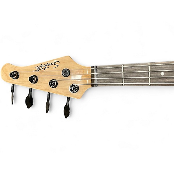 Used Sawtooth Americana Road Warrior Satin Black Electric Bass Guitar