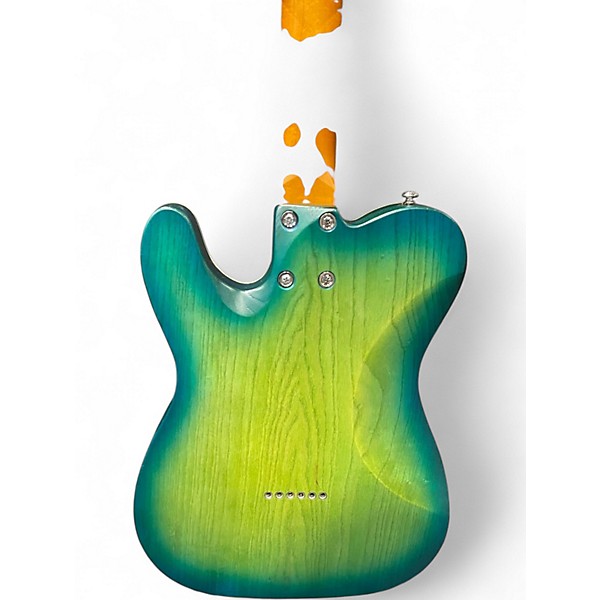 Used Schecter Guitar Research PT Special aqua burst Solid Body Electric Guitar